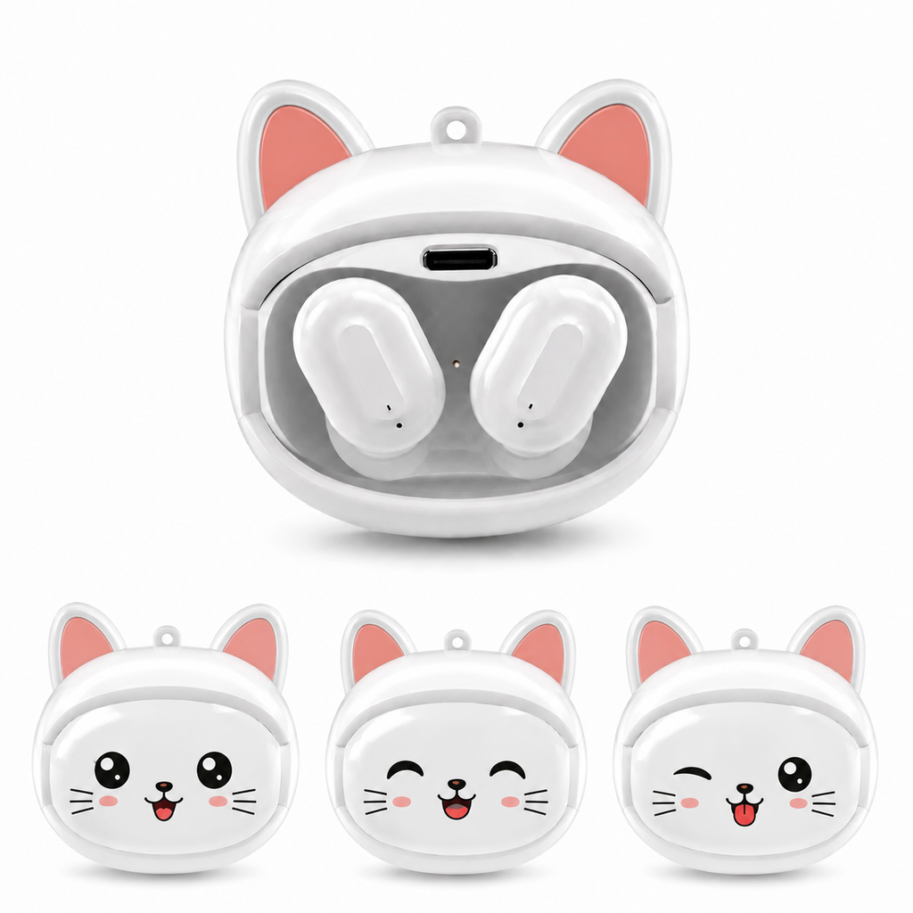 FLIPBUDS Felix - Auricolari TWS con Faccine Intercambiabili
