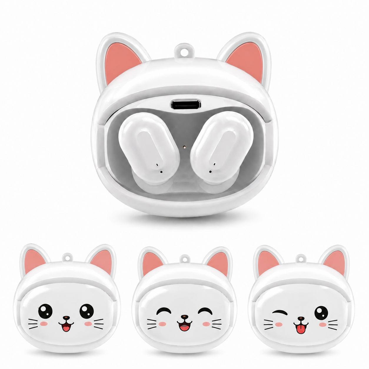 FLIPBUDS Felix - Auricolari TWS con Faccine Intercambiabili