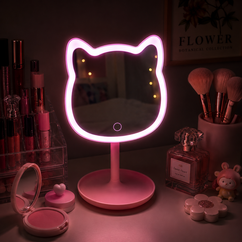 Magic Glow Meow Mirror - Specchio Led