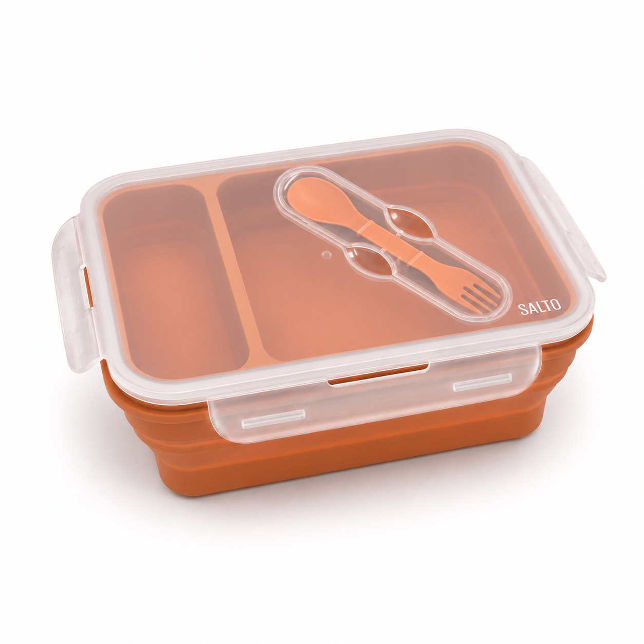 SALTO Magic Lunch Box 2 Comparti - Silicone Lunch Box