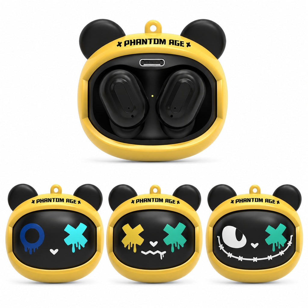 FLIPBUDS Phantom Giallo - Auricolari Wireless Neon Style